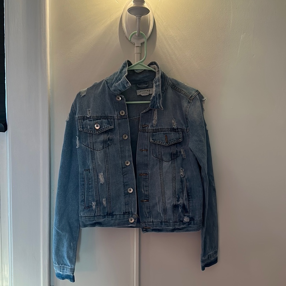 denim blue jacket